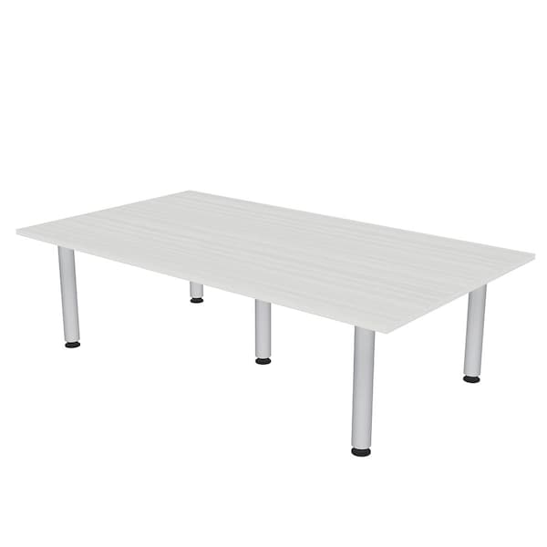 47.25 in W, 84 in L, 29 in H, Engineered Wood Top, White